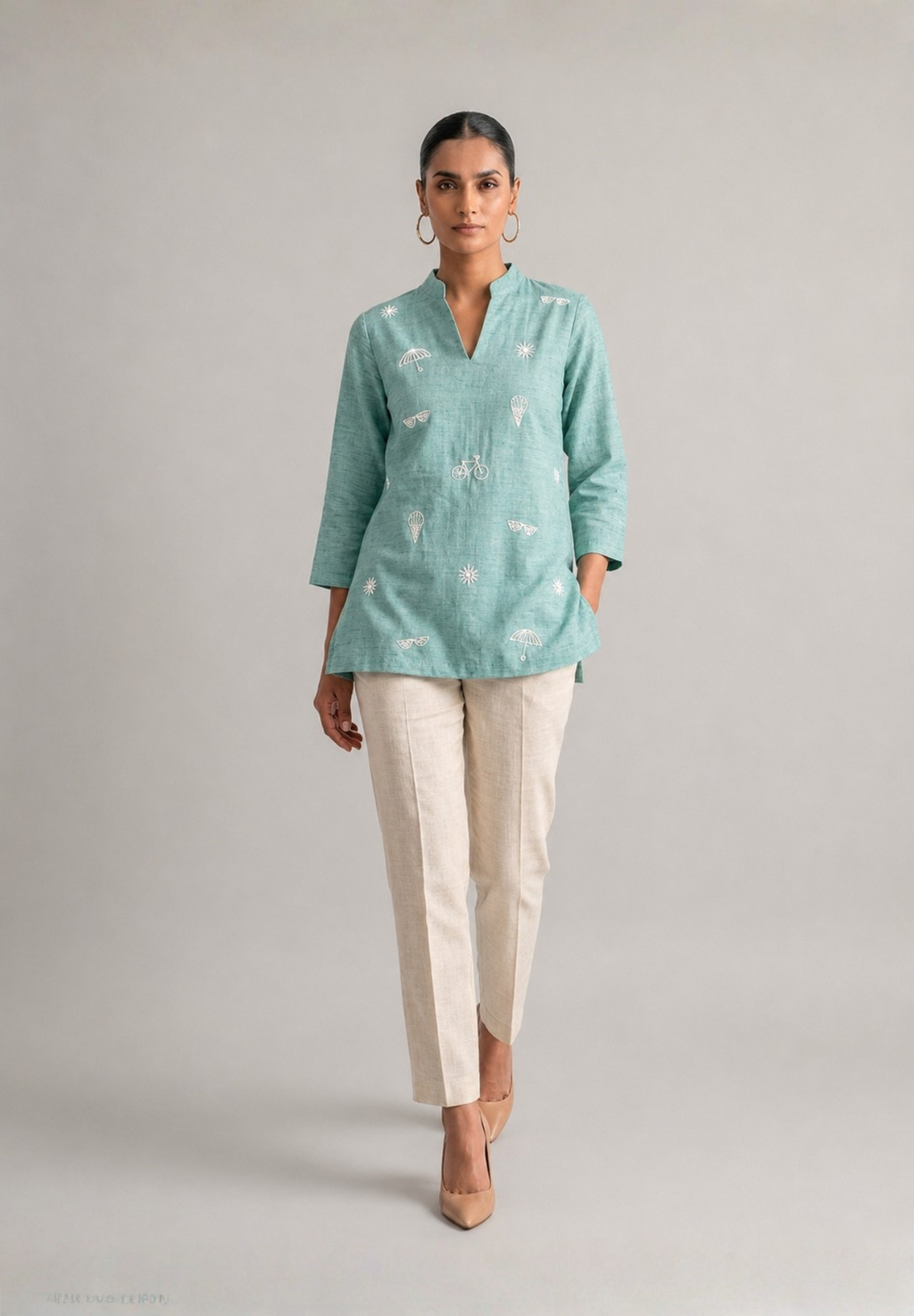 Earth Petal Kurta