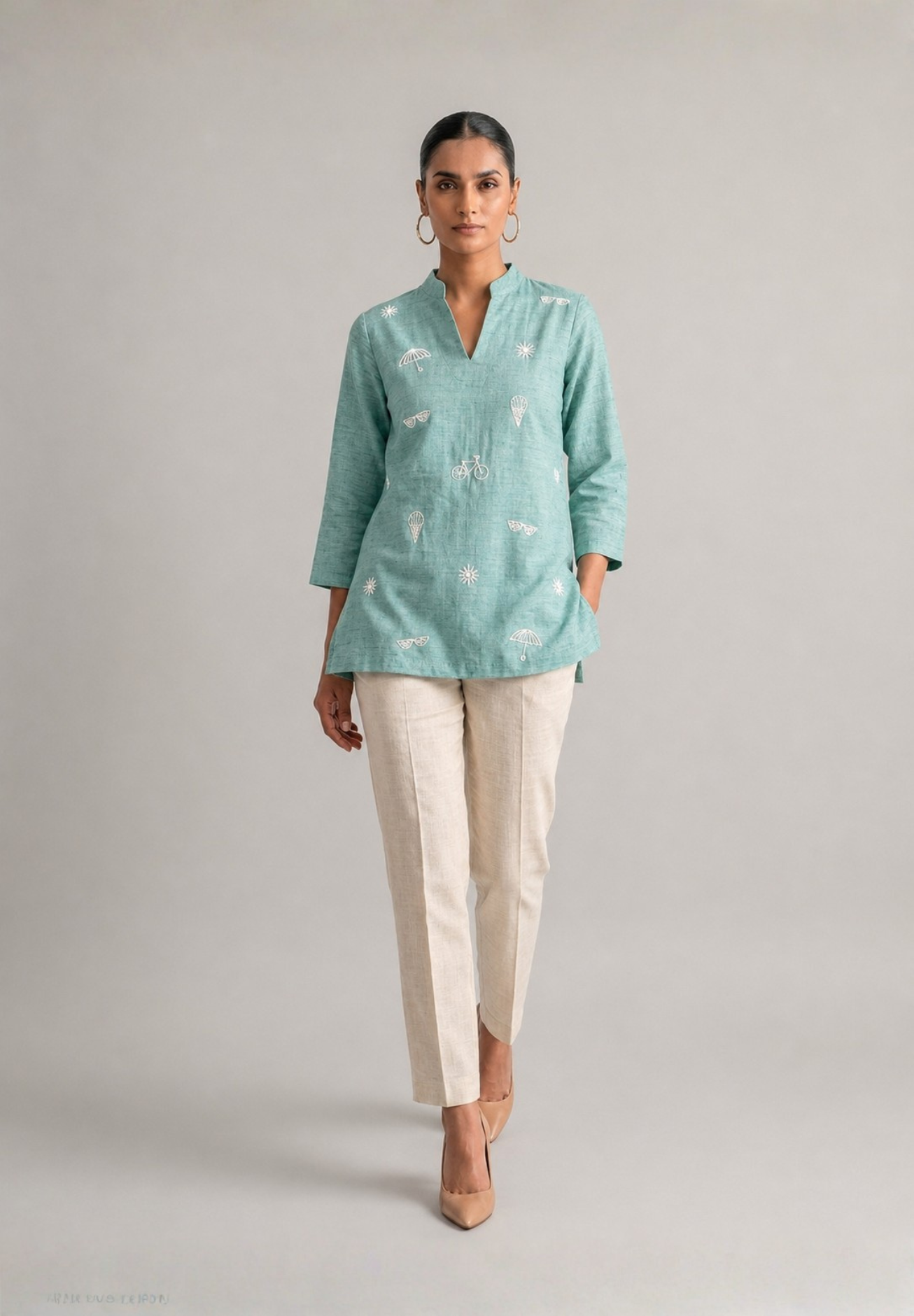Earth Petal Kurta
