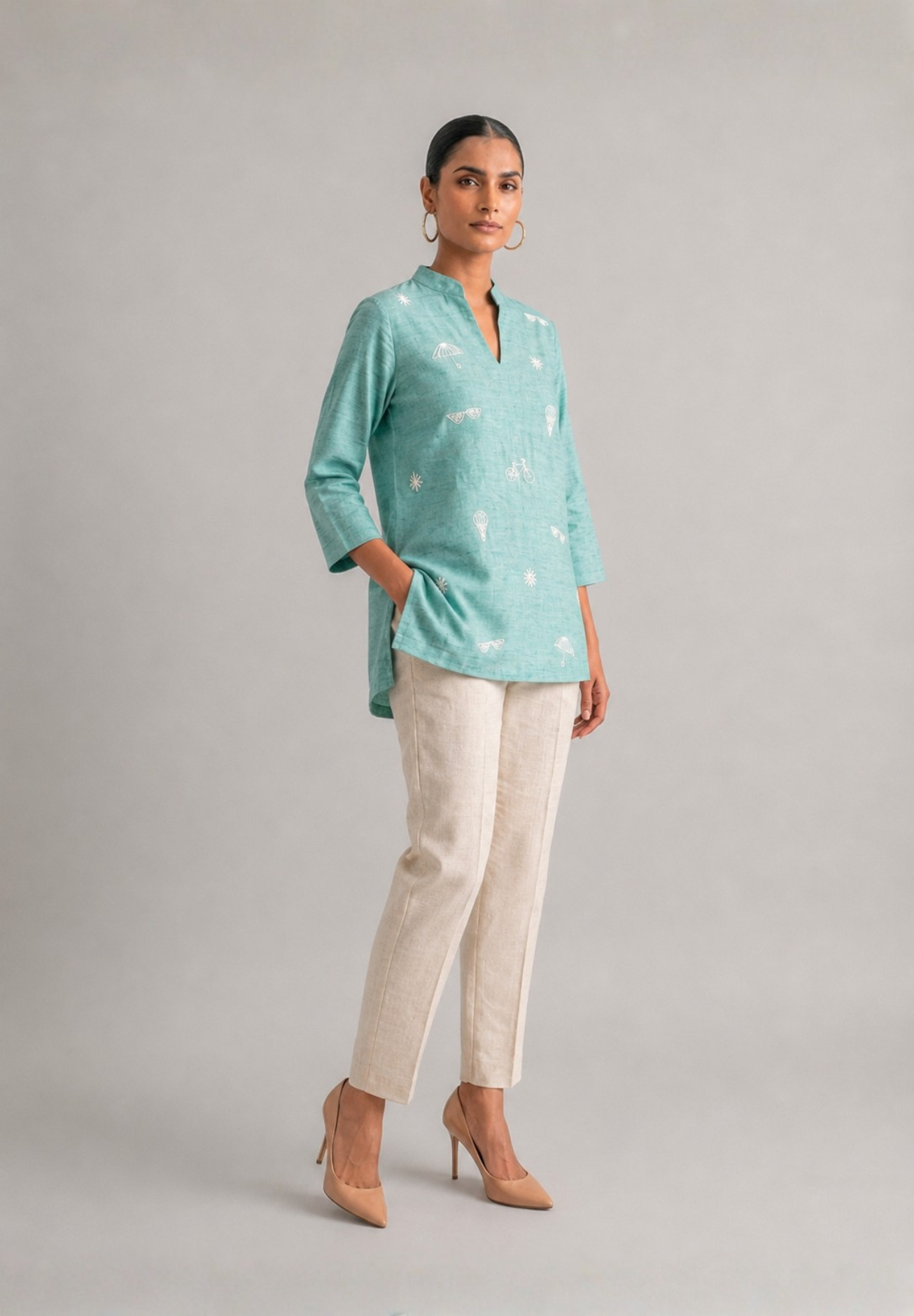 Earth Petal Kurta