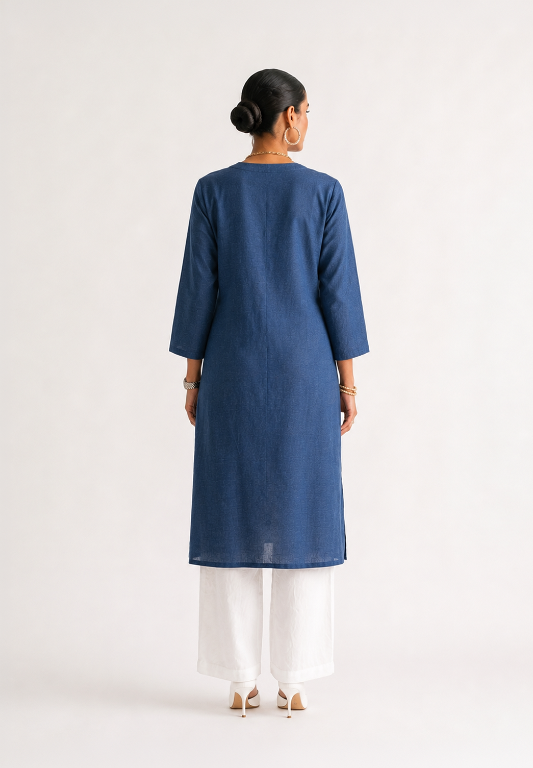 Indigo Meadow Kurta
