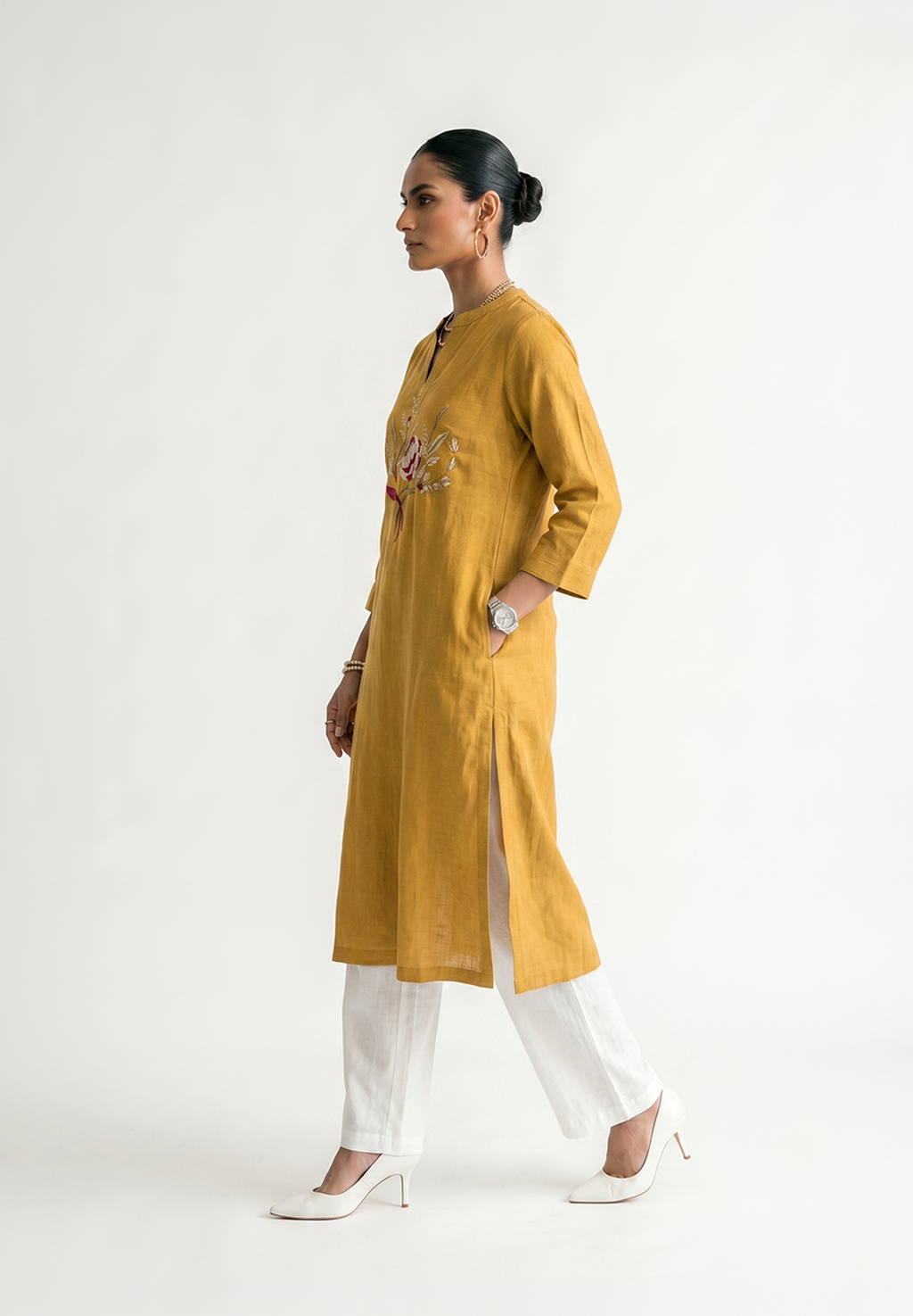 Sun Ochre Kurta