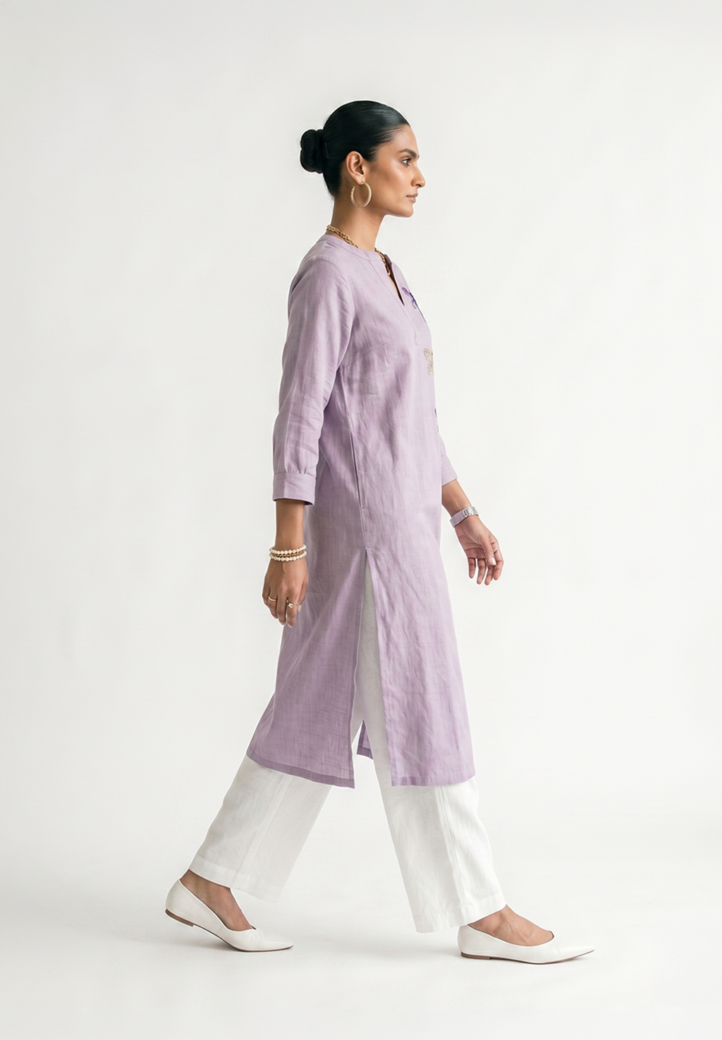 Lavender Wings Kurta