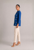 Denim Whisper Kurta