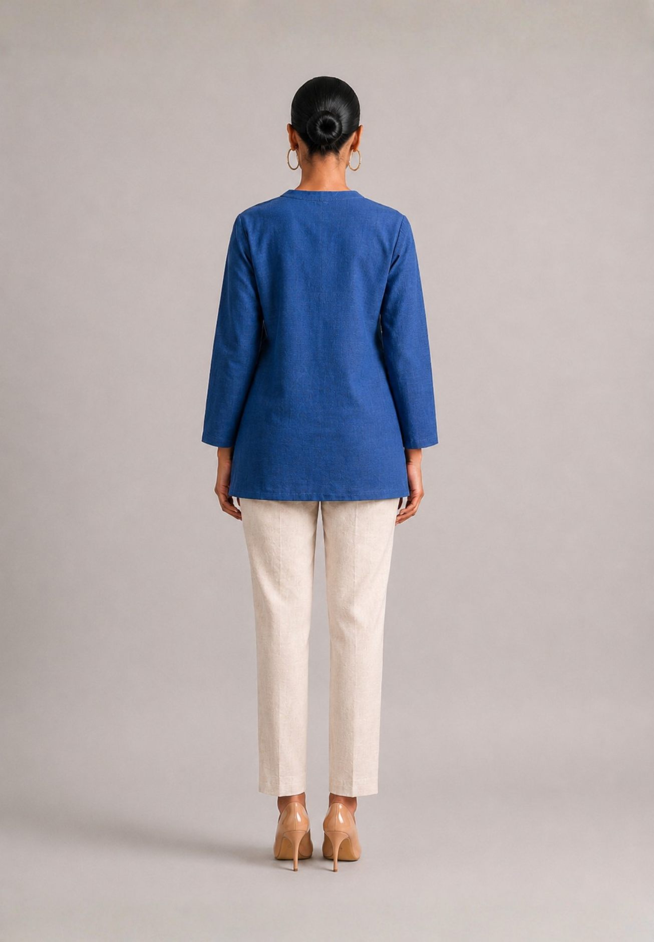 Denim Whisper Kurta