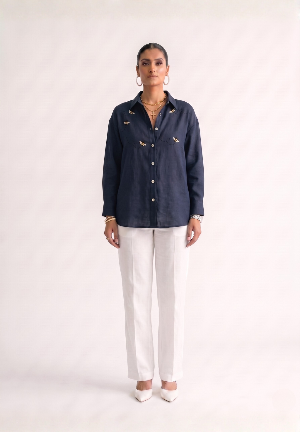 Denim Bee Shirt