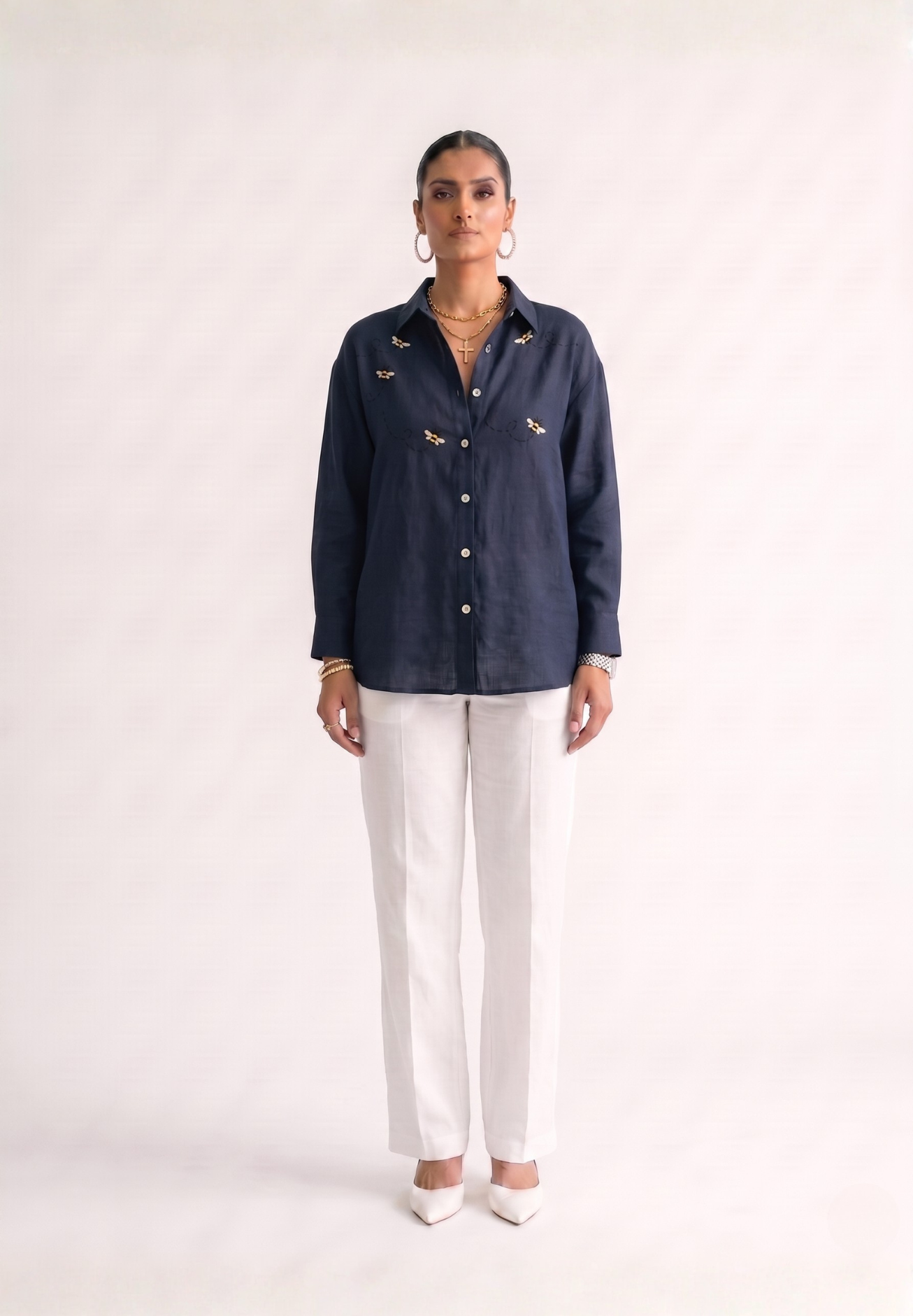 Denim Bee Shirt